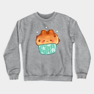 Cute Bunny Cup Bread Crewneck Sweatshirt